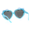 Children Size Girls Rainbow Unicorn Heart Shape Sunglasses