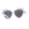 Children Size Girls Rainbow Unicorn Heart Shape Sunglasses