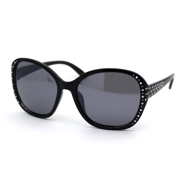 Child Size Girls Sparkling Engraving Plastic Butterfly Sunglasses