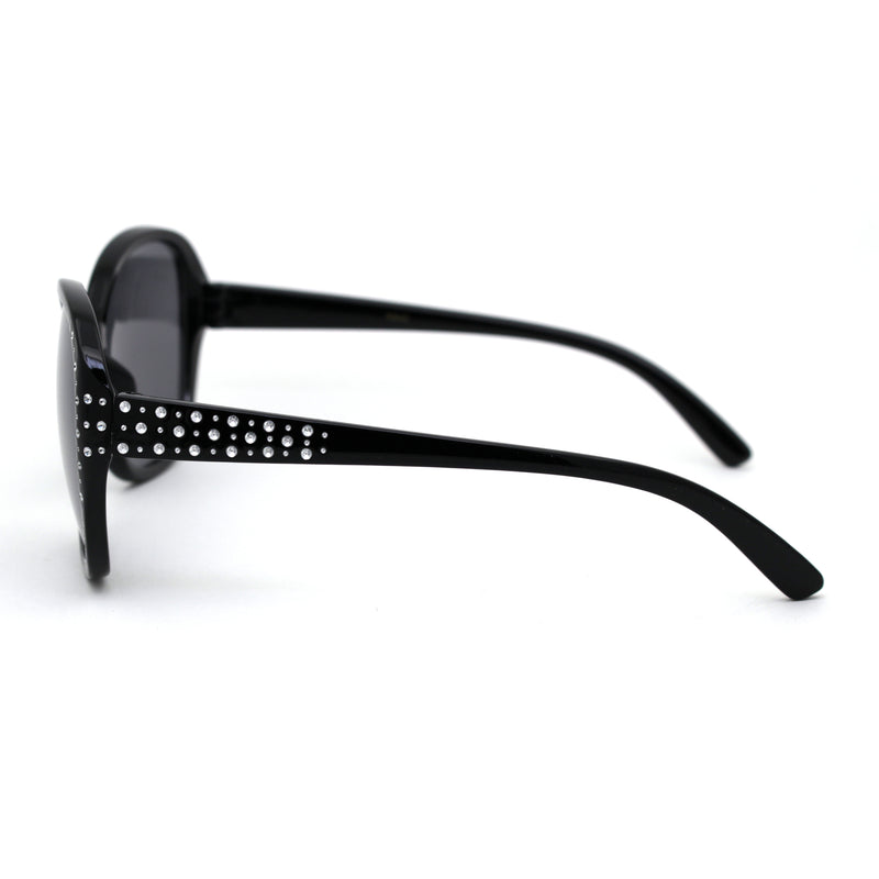 Child Size Girls Sparkling Engraving Plastic Butterfly Sunglasses