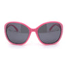 Child Size Girls Sparkling Engraving Plastic Butterfly Sunglasses