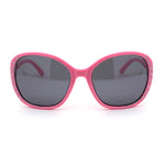 Child Size Girls Sparkling Engraving Plastic Butterfly Sunglasses
