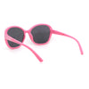 Child Size Girls Sparkling Engraving Plastic Butterfly Sunglasses