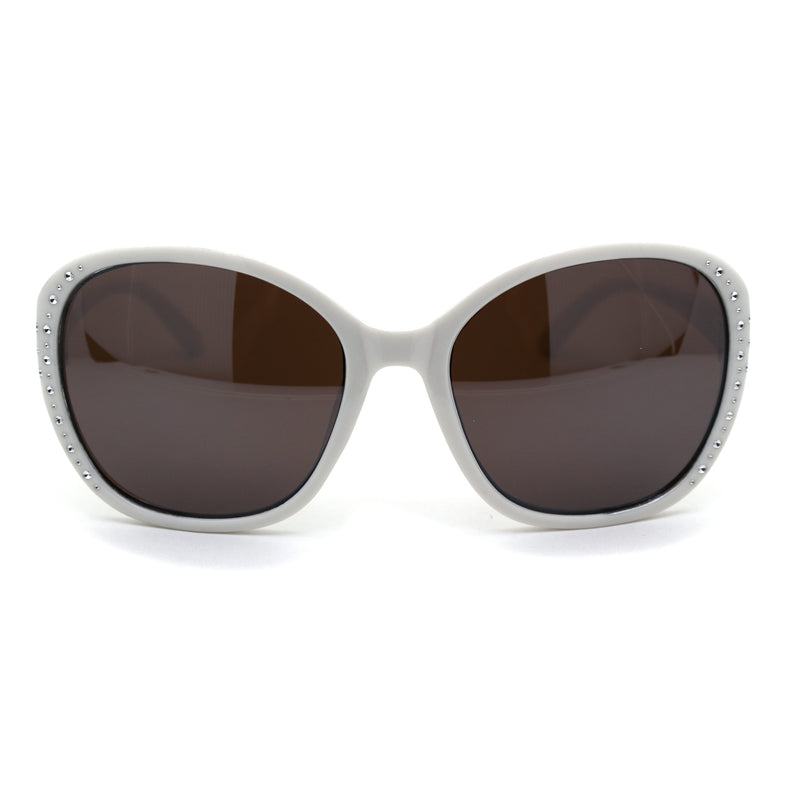 Child Size Girls Sparkling Engraving Plastic Butterfly Sunglasses