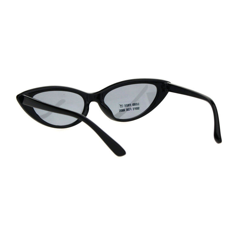 Child Size Girls Mod Gothic Cat Eye Retro Plastic Sunglasses