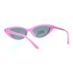 Child Size Girls Mod Gothic Cat Eye Retro Plastic Sunglasses