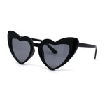 Girls Kid Size Plastic Love Heart Shape Cat Eye Sunglasses