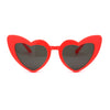 Girls Kid Size Plastic Love Heart Shape Cat Eye Sunglasses