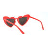 Girls Kid Size Plastic Love Heart Shape Cat Eye Sunglasses