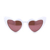 Girls Kid Size Plastic Love Heart Shape Cat Eye Sunglasses