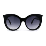 Girls Kid Size Thick Plastic Round Circle Lens Cat Eye Sunglasses