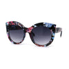 Girls Kid Size Thick Plastic Round Circle Lens Cat Eye Sunglasses