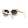 Girls Kid Size Thick Plastic Round Circle Lens Cat Eye Sunglasses