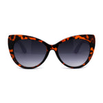 Girls Kid Size Thick Plastic Designer Style Large Cat Eye Sunglasses