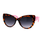 Girls Kid Size Thick Plastic Designer Style Large Cat Eye Sunglasses