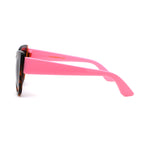 Girls Kid Size Thick Plastic Designer Style Large Cat Eye Sunglasses