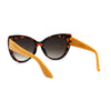 Girls Kid Size Thick Plastic Designer Style Large Cat Eye Sunglasses