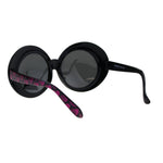 Polarized Childen Girls Mod Round Circle Oval Thick Plastic Fashion Sunglasses