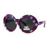 Polarized Childen Girls Mod Round Circle Oval Thick Plastic Fashion Sunglasses