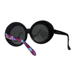 Polarized Childen Girls Mod Round Circle Oval Thick Plastic Fashion Sunglasses