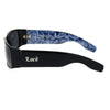 Locs Gangster Bandana Print Arm Classic Rectangular Cholo Sunglasses