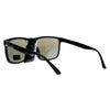 Locs Mens Hardcore Gangster Plastic Oversize Thin Plastic Horn Rim Sunglasses