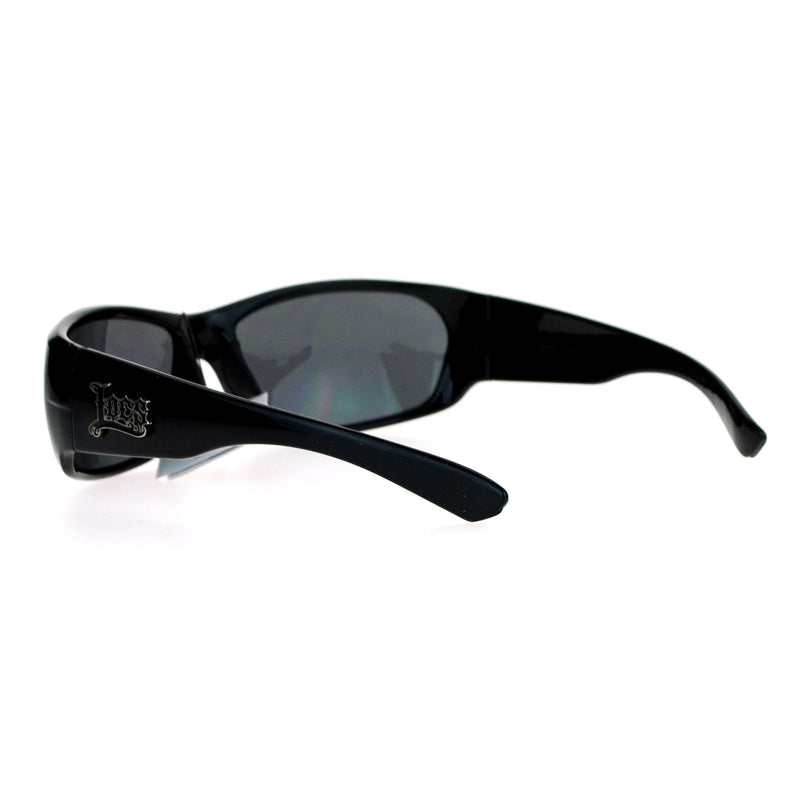 Locs All Black Classic Cholo Gangster Warp Biker Sunglasses