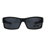 Locs Mens OG Rectangular Warp Cholo Gangster Plastic Sunglasses