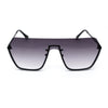 Oversize Luxury Robotic Shield Rimless Trendy Retro Sunglasses