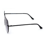 Oversize Luxury Robotic Shield Rimless Trendy Retro Sunglasses