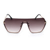 Oversize Luxury Robotic Shield Rimless Trendy Retro Sunglasses