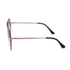 Oversize Luxury Robotic Shield Rimless Trendy Retro Sunglasses