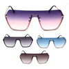 Oversize Luxury Robotic Shield Rimless Trendy Retro Sunglasses