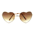 Metal Wire Rim Heart Shape Sunglasses (More Colors)