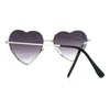 Metal Wire Rim Heart Shape Sunglasses (More Colors)