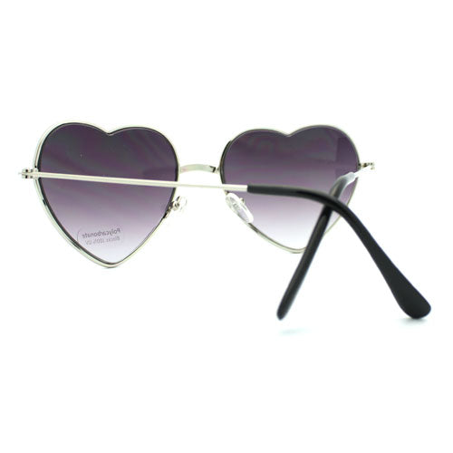 Metal Wire Rim Heart Shape Sunglasses (More Colors)