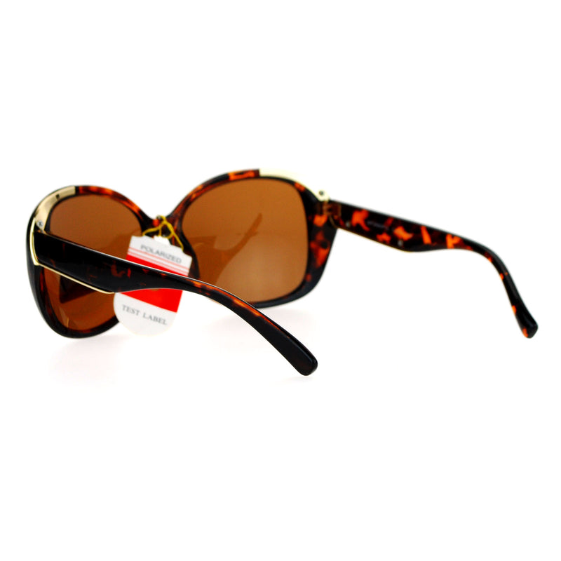 SA106 Antiglare Polarized Lens Oversize Butterfly Womens Sunglasses