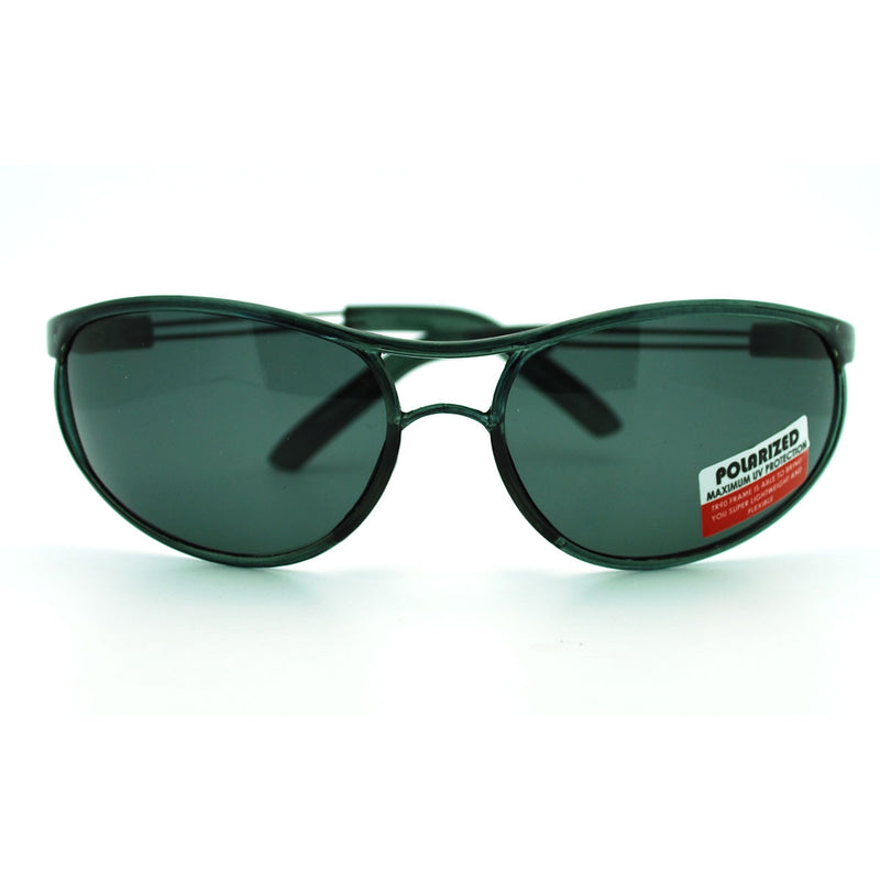 Indestructible TR90 Frame Polarized Lens Sporty Aviator Style Sunglasses