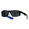 Nitrogen Mens Polarized Lens Sport Warp Plastic Sunglasses