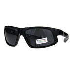 Nitrogen Mens Polarized Lens Sport Warp Plastic Sunglasses