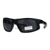 Nitrogen Mens Polarized Lens Sport Warp Plastic Sunglasses