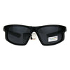 Nitrogen Mens Polarized Lens Sport Warp Plastic Sunglasses