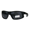 Nitrogen Mens Polarized Lens Sport Warp Plastic Sunglasses