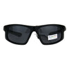 Nitrogen Mens Polarized Lens Sport Warp Plastic Sunglasses