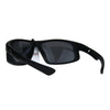 Nitrogen Mens Polarized Lens Sport Warp Plastic Sunglasses