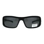 Polarized Futuristic Aerodynamic Warp Sport Mens Sunglasses