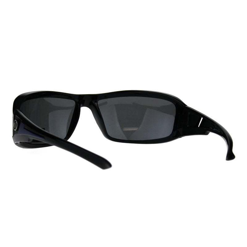 Polarized Futuristic Aerodynamic Warp Sport Mens Sunglasses