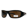 Polarized Futuristic Aerodynamic Warp Sport Mens Sunglasses