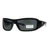 Polarized Futuristic Aerodynamic Warp Sport Mens Sunglasses