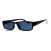 Mens Small Face Snug Fit Rectangular Plastic Frame Sunglasses